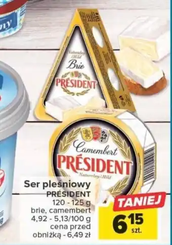 Carrefour Ser pleśniowy PRÉSIDENT 120-125 g oferta
