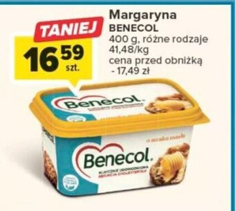 Carrefour Margaryna BENECOL 400 g oferta