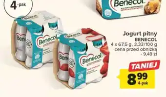 Carrefour Jogurt pitny BENECOL 4 x 67,5 g oferta