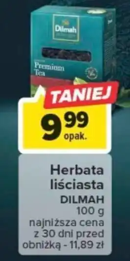 Carrefour Herbata liściasta DILMAH 100 g oferta