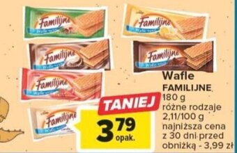 Carrefour Wafle FAMILIJNE 180 g oferta