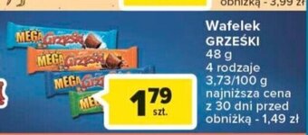 Carrefour Wafelek GRZEŚKI 48 g oferta