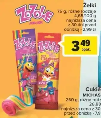 Carrefour Żelki 75g oferta