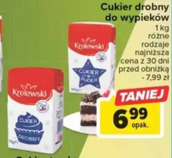 Carrefour Cukier drobny do wypieków 1kg oferta