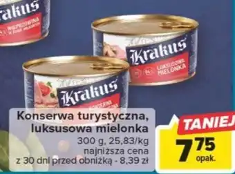 Carrefour Konserwa turystyczna, luksusowa mielonka 300g oferta