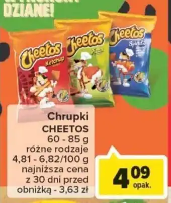 Carrefour Chrupki CHEETOS 60-85g oferta