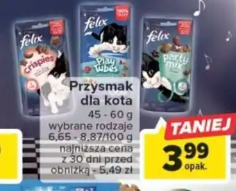 Carrefour Przysmak dla kota 45-60g oferta