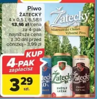 Carrefour Piwo ŽATECKÝ 0,5l oferta