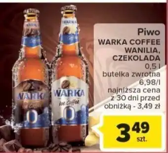 Carrefour Piwo WARKA COFFEE WANILIA, CZEKOLADA 0,5l oferta