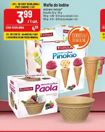 Polomarket Kubki waflowe do lodów i deserów fit oferta