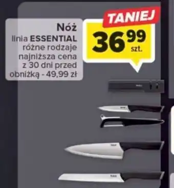 Carrefour Nóż linia ESSENTIAL oferta