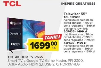 Carrefour Telewizor 55" TCL 55P635 oferta