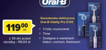 Carrefour Szczoteczka elektryczna Oral-B Vitality Pro D103 oferta