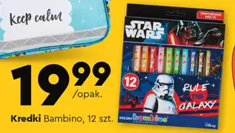 Biedronka Kredki Bambino, 12 szt. oferta