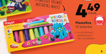 Biedronka Plastelina, 12 kolorów oferta