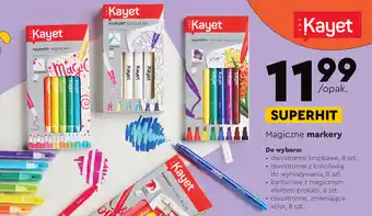 Biedronka Magiczne markery oferta