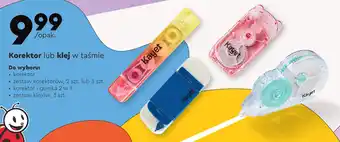 Biedronka Korektor lub klej w taśmie oferta
