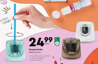 Biedronka Temperówka elektryczna oferta