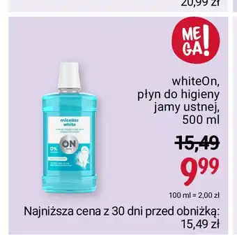 Rossmann Płyn do płukania ust micellar white oferta