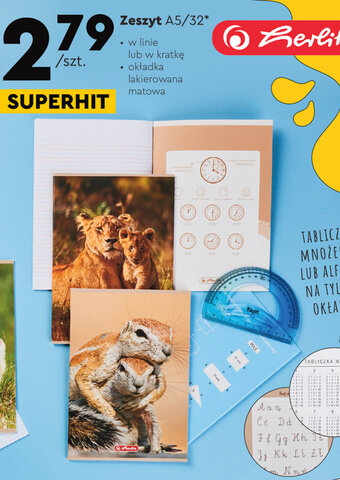 Biedronka Zeszyt A5/32 oferta