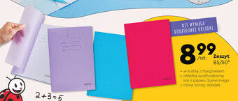Biedronka Zeszyt B5/60 oferta