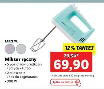 Lidl Mikser ręczny oferta