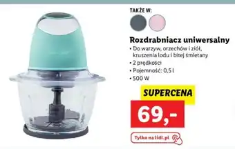Lidl Rozdrabniacz uniwersalny oferta