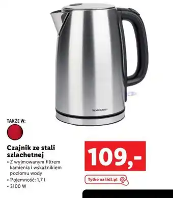 Lidl Czajnik ze stali szlachetnej oferta