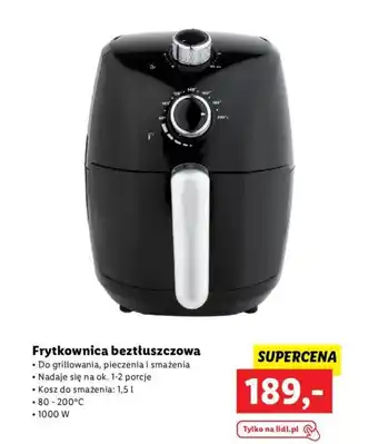 Lidl Frytkownica beztłuszczowa oferta