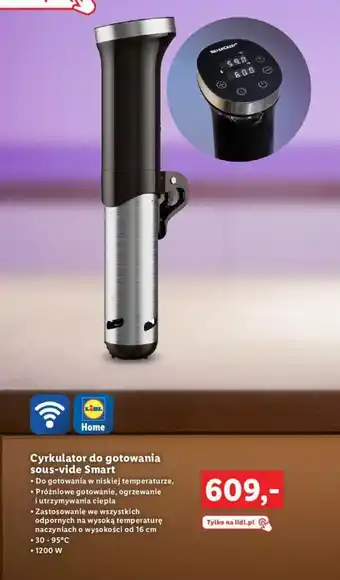Lidl Cyrkulator do gotowania sous-vide Smart oferta