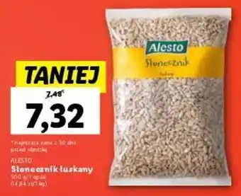 Lidl Alesto Słonecznik łuskany 500 g oferta
