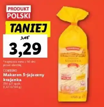 Lidl COMBINO Makaron 5-jajeczny krajanka 250 g oferta