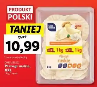Lidl CHEF SELECT Pierogi ruskie, XXL 1 kg oferta