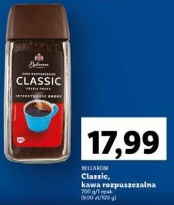 Lidl BELLAROM Classic, kawa rozpuszczalna 200 g oferta