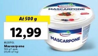 Lidl MLEKPOL Mascarpone 500 g oferta