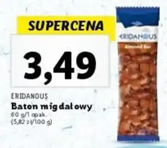 Lidl ERIDANOUS Baton migdałowy 60 g oferta