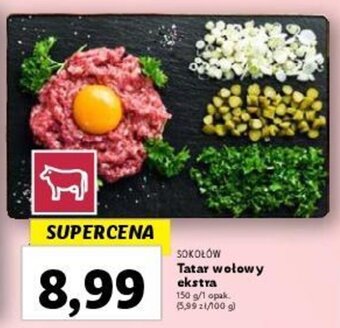 Lidl SOKOŁÓW Tatar wołowy ekstra 150 g oferta