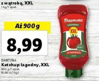 Lidl DAWTONA Ketchup łagodny, XXL 900 g oferta