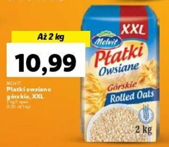 Melvit Płatki Owsiane Górskie, XXL 2 kg