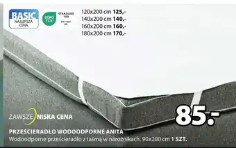JYSK PRZEŚCIERADŁO WODOODPORNE ANITA oferta