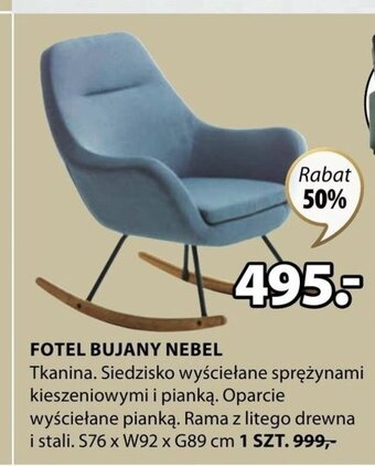 JYSK FOTEL BUJANY NEBEL oferta