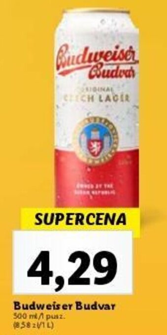 Lidl Budweiser Budvar 500 ml oferta