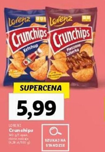 Lidl Lorenz Crunchips 140 g oferta