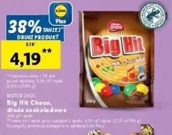 MISTER CHOC Big Hit Choco, draże czekoladowe 200 g