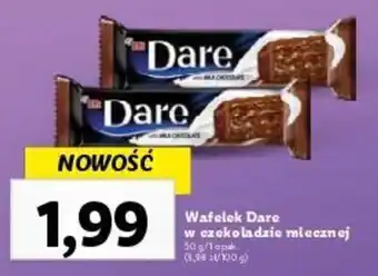 Wafelek Dare w czekoladzie mlecznej 50 g