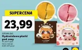 Lidl SERSANLOVE Hydrożelowe płatki pod oczy 30 par oferta