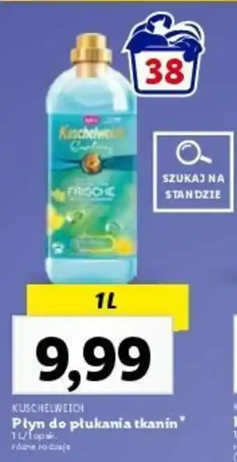 Lidl KUSCHELWEICH Płyn do płukania tkanin 1 l oferta