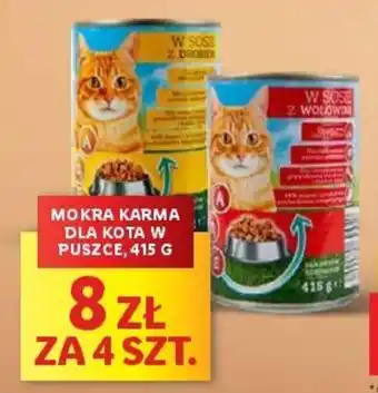 Lidl MOKRA KARMA DLA KOTA W PUSZCE, 415 G 4 szt. oferta