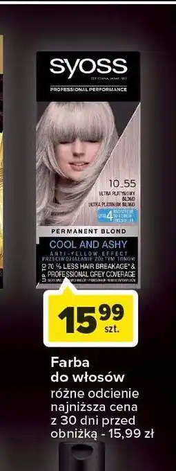 Carrefour Farba do włosów 10.55 platinum blond oferta