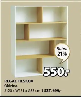 JYSK REGAŁ FILSKOV oferta